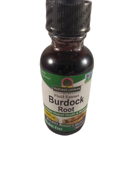 Burdock Root Extract, 2000 mg, Alcohol Free, 1 fl oz. -Extracto de Raíz de Bardana, 2000 mg, Sin Alcohol, 1 fl oz.