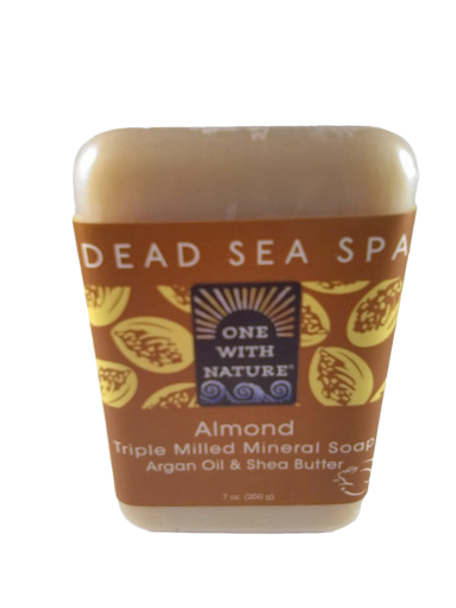 Soap, Almond, Dead Sea Spa, 7 oz. -Jabón, Almendra, Spa del Mar Muerto, 7 oz.