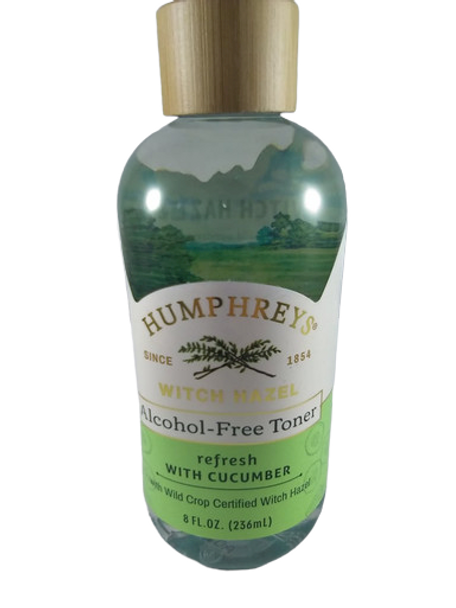 Toner, Alcohol Free, Witch Hazel, with Cucumber, 8 fl oz. -Tónico, sin alcohol, hamamelis, con pepino, 8 fl oz.