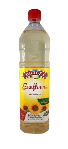 Sunflower Oil, Refined, 1 Ltr - Aceite de Girasol, Refinado, 1 Ltr
