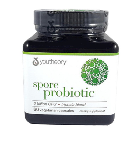 Spore Probiotic, 6 Billion CFU + Triphala Blend, 60 Vegetarian Capsules - Spore Probiotico, 6 mil millones de UFC + mezcla de triphala, 60 cápsulas vegetales