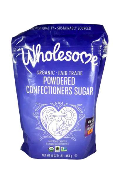 Sugar, Powdered Confectioners, Organic, 16 oz. - Azúcar en Polvo de Confitería, Orgánico, 16 oz