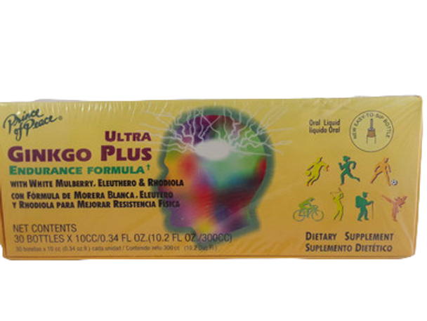 Ultra Ginkgo Biloba Plus, Endurance Formula, 30 Bottles -  Ultra Ginkgo Biloba Plus, Fórmula Resistencia, 30 Botellas
