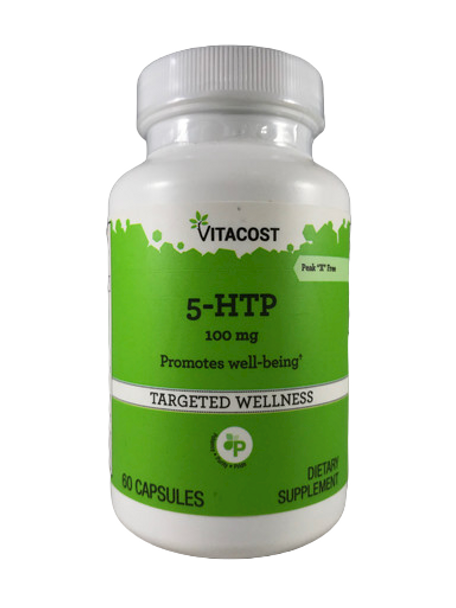 5-HTP, 100 mg, 60 Capsules - 5-HTP, 100 mg, 60 cápsulas