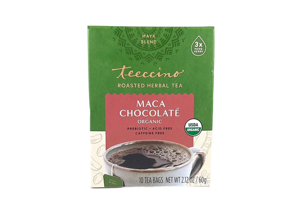 Tea, Maca Chocolate, Organic, 10 Tea Bags -Té, Chocolate Maca, Orgánico, 10 Bolsas de Té
