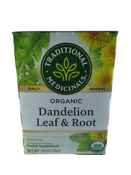 Tea, Dandelion Leaf & Root, Organic, 16 Tea Bags -Té, hoja y raíz de diente de león, orgánico, 16 bolsas de té