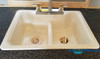 Sink Cover Double Porcelin 1-Piece