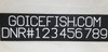 DNR Decal Hard Sign DNR Decal Hard Sign