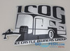 ICOG Brushed Aluminum Logo Decal ICOG Brushed Aluminum Logo Decal