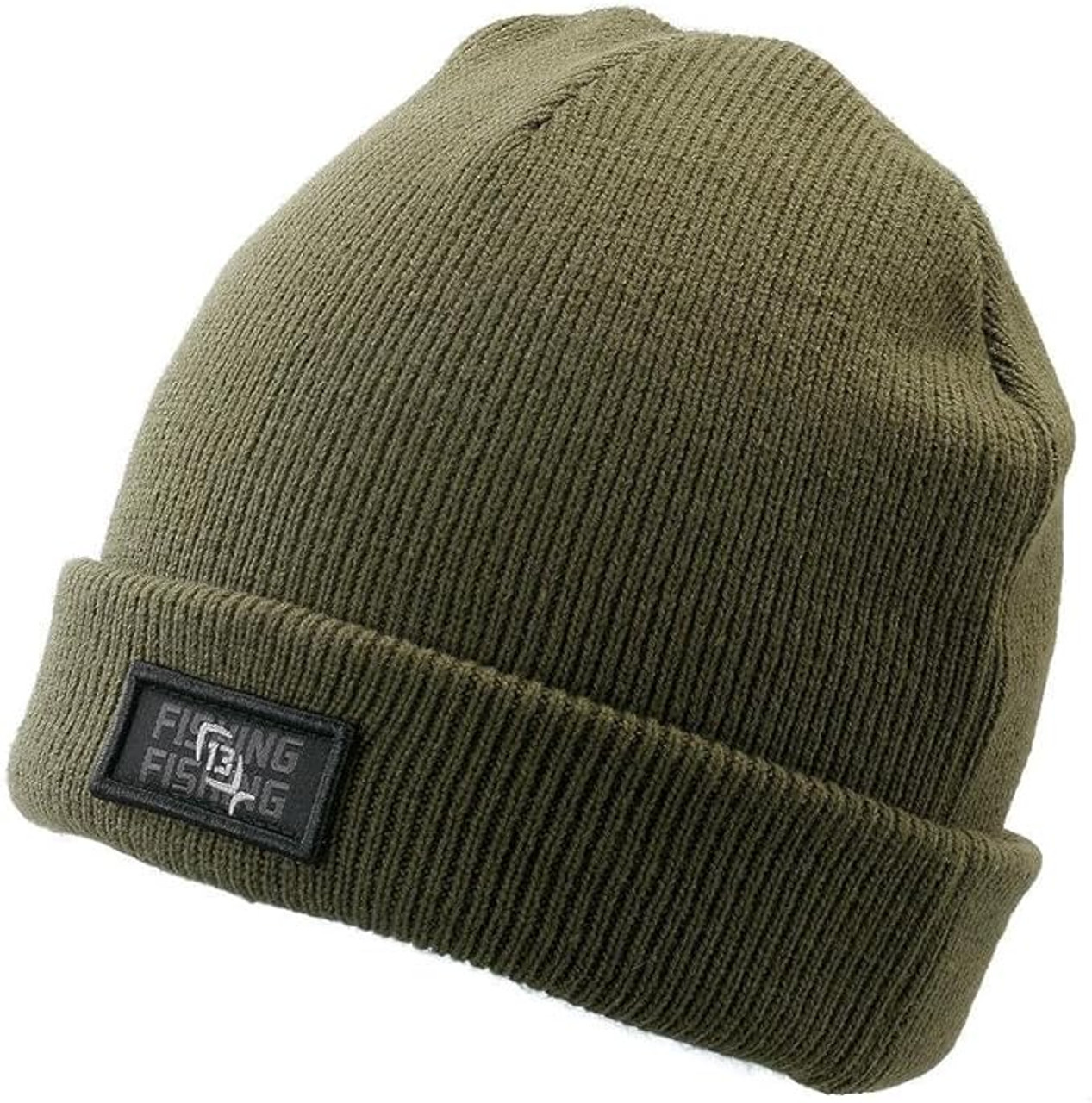 Dutch Oven Green 13 Fishing Knitted Cap - GoIceFish