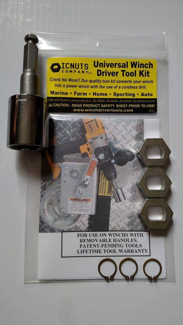 FISH HOUSE CORDLESS DRILL FISH HOUSE WINCH'S & PARTS  ICNuts Company LLC  Cordless drill winch system for fish houses.