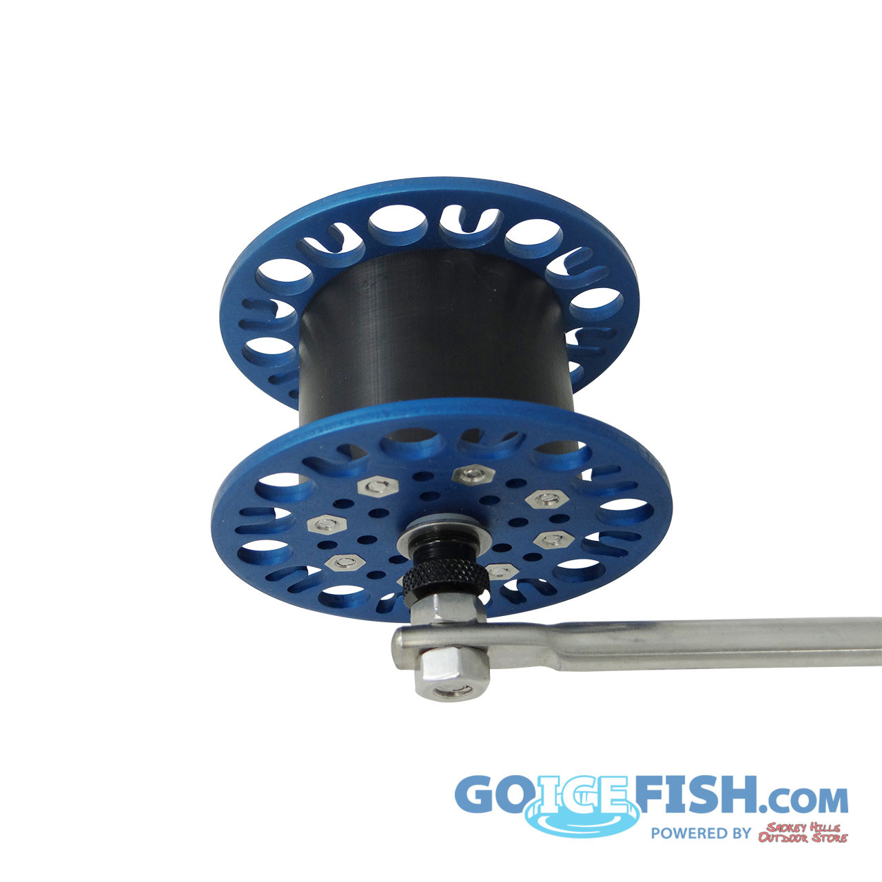 Ultimate Rattle Reel Blue - GoIceFish