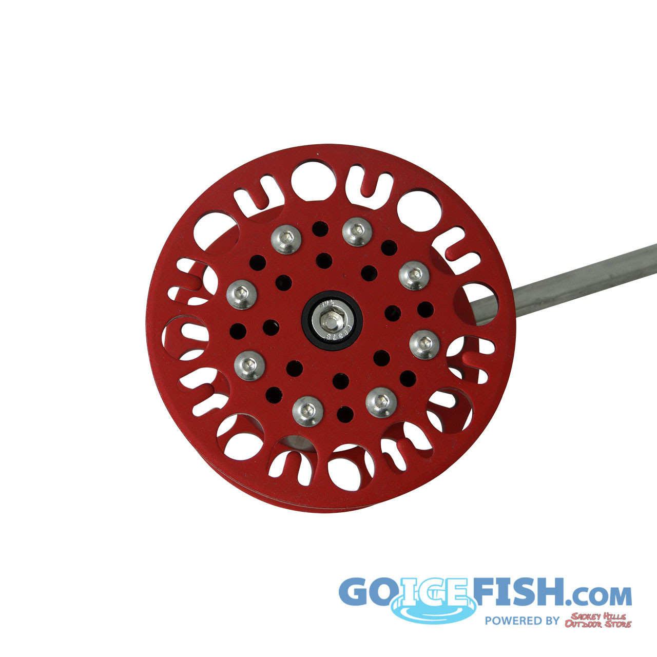 Ultimate Rattle Reel Red - GoIceFish