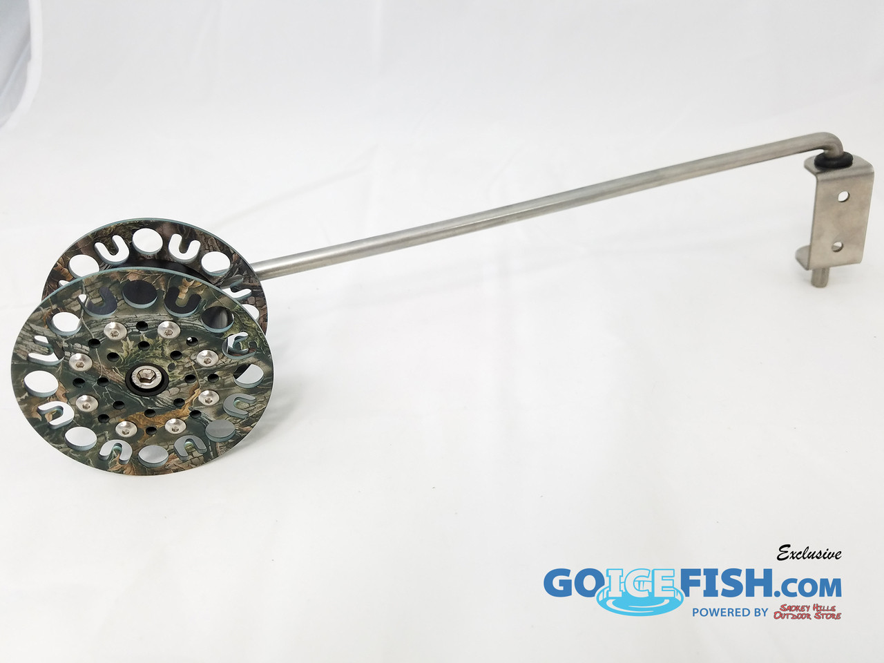Ultimate Rattle Reel Ice Castle SuperFlauge Camo GoIceFish
