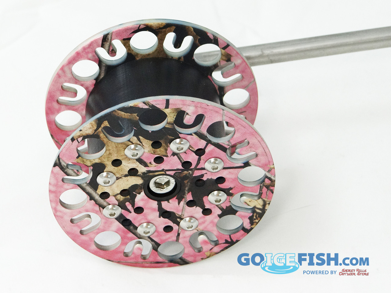 Ultimate Rattle Reel Green - GoIceFish