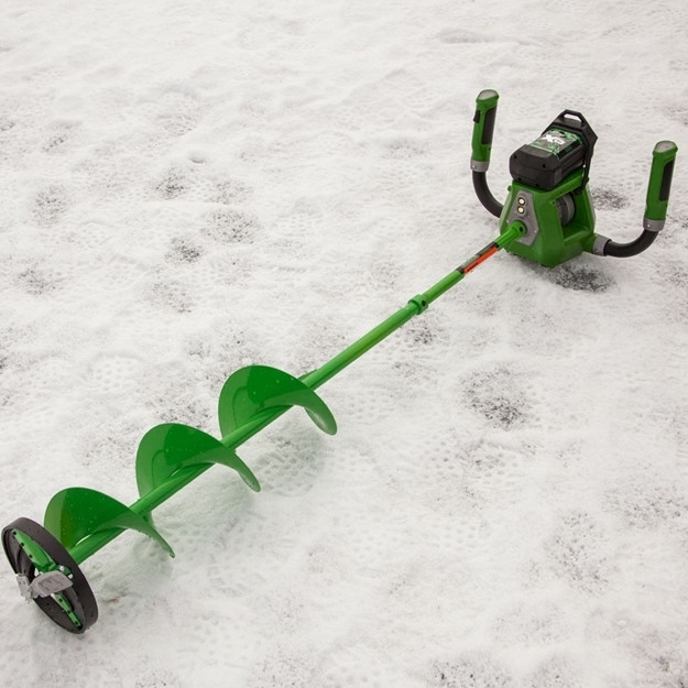 Electric Ice Ice Auger Ion ION Electric Ice Auger — 40 Volt Li-Ion