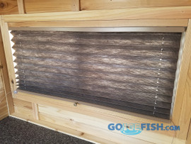 Blinds Ice Castle 30x14 Window BROWN 28.25x13 Blinds Ice Castle 30x14 Window BROWN 28.25x13