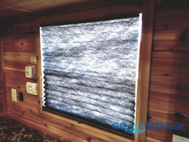 Blinds Ice Castle 30x27 Window BROWN 28.25x26 Blinds Ice Castle 30x27 Window BROWN 28.25x26