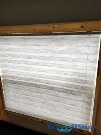 Blinds Ice Castle 30x27 Window GRAY  28.25x26 Blinds Ice Castle 30x27 Window GRAY  28.25x26