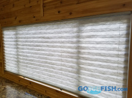 Blinds Ice Castle Picture Window GRAY  62.5x26 Blinds Ice Castle Picture Window GRAY  62.5x26