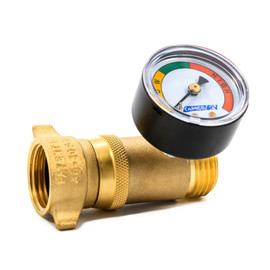 40064 Brass Wtr. Pressure Reg. w/Gauge