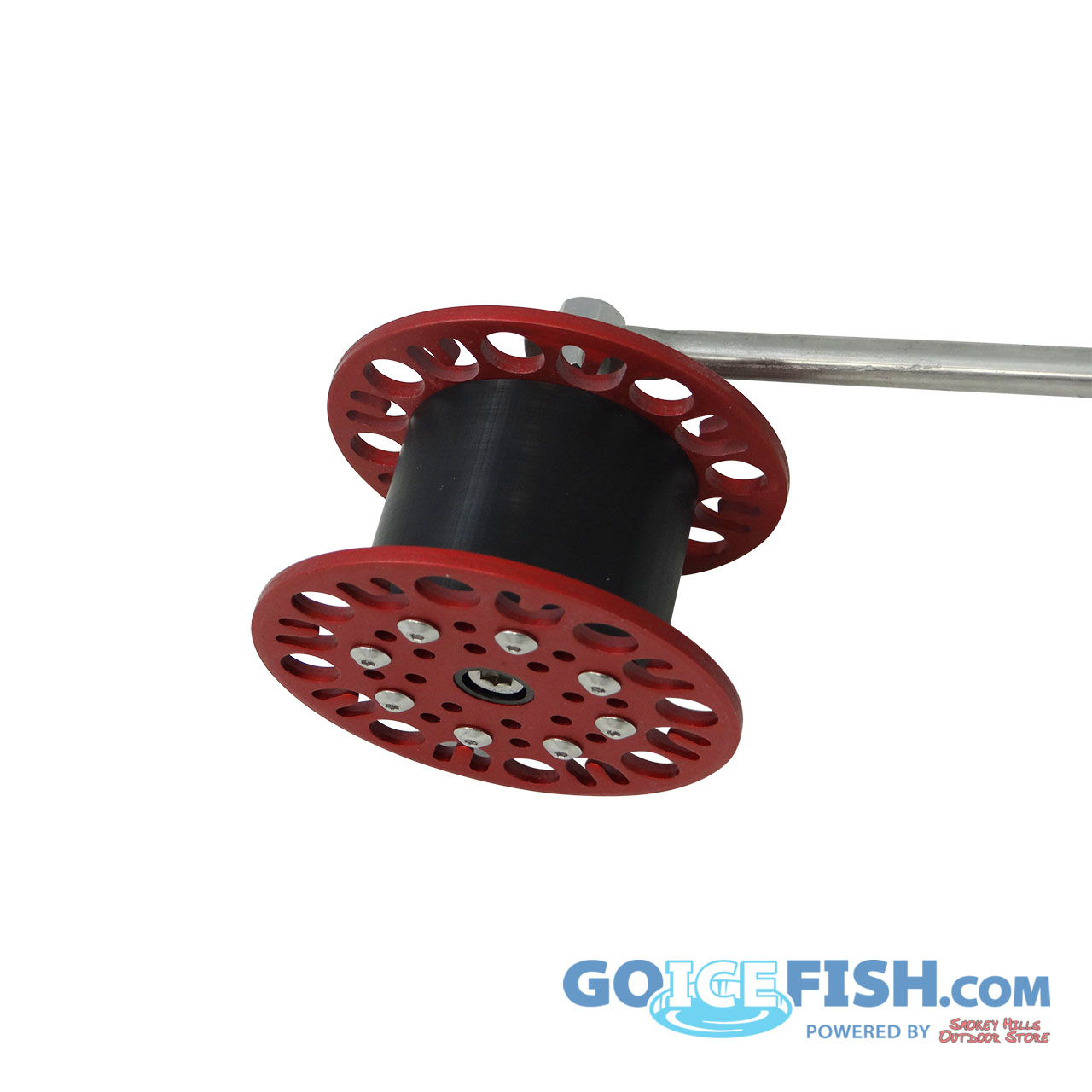 Ultimate Rattle Reel Red - GoIceFish