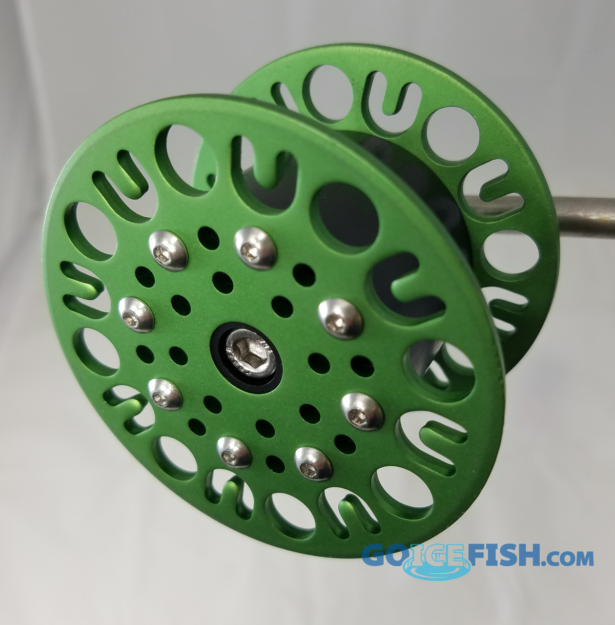 Ultimate Rattle Reel Green GoIceFish