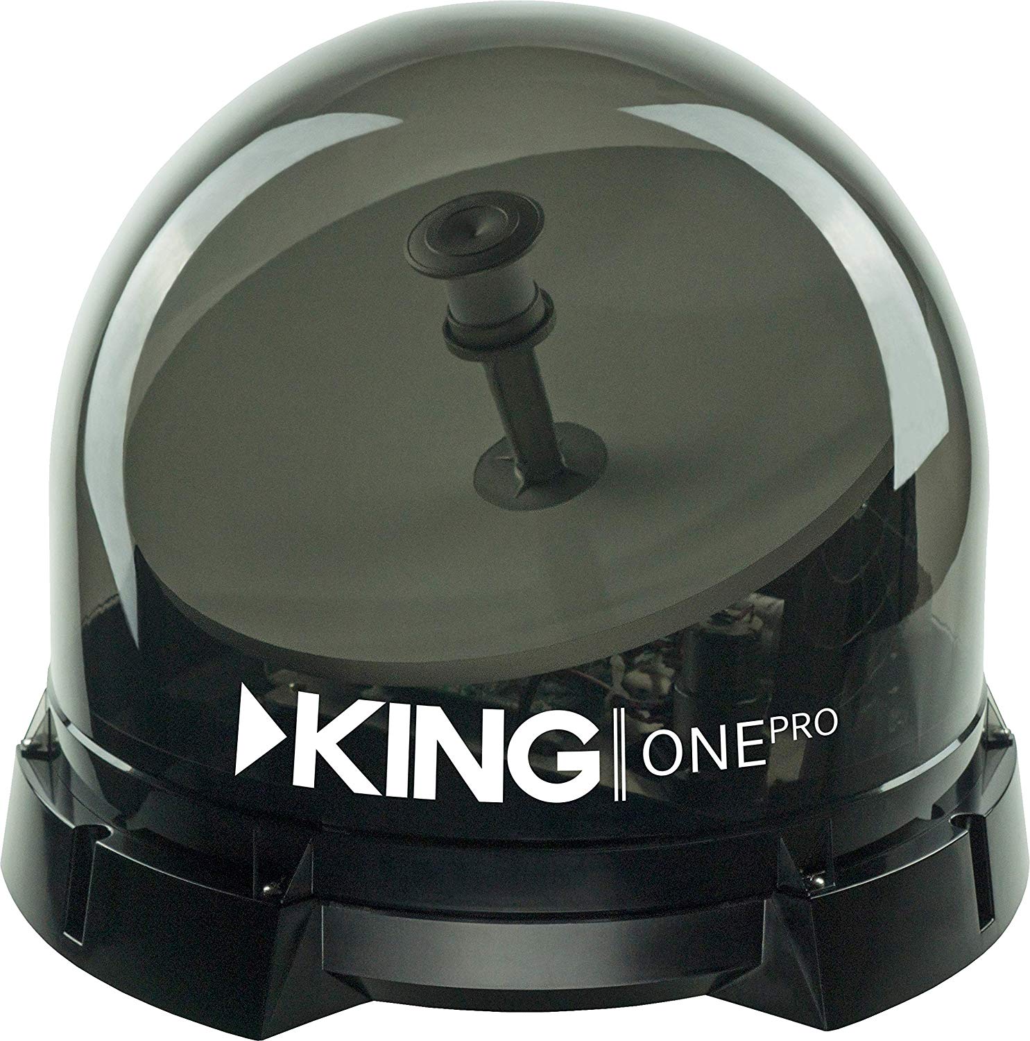King One Pro KOP4800 Premium Portable Satellite, Smoke GoIceFish