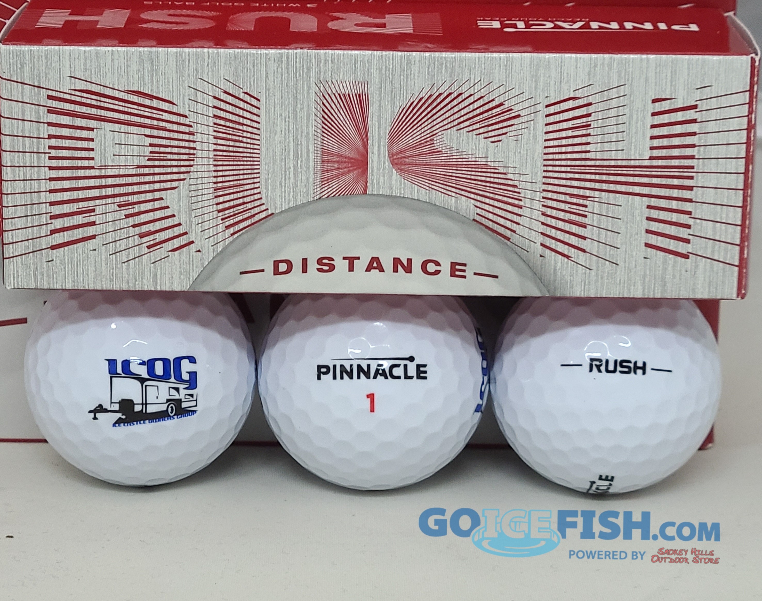 ICOG Pinnacle Rush Distance Golf Ball GoIceFish