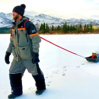 Jay Rope - Ice Sled Pull Harness/Deer Drag & Throw Rope - GoIceFish