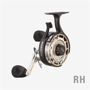 13 Fishing BBFFGWRP2.5-LH Black Betty Freefall Ghost Radioactive Pickle Ice  Reel 2.5:1 Gear Ratio - GoIceFish