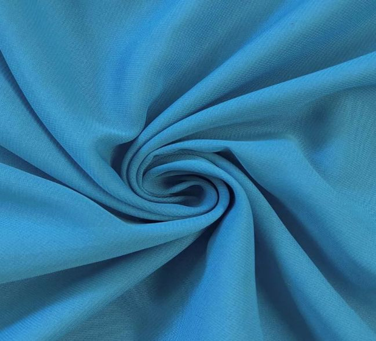 teal chiffon fabric