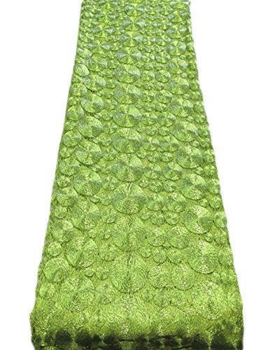 AK-Trading 14" X 108" Vortex Lace Table Runner for Home, Events & Wedding Decorations (Light Green)