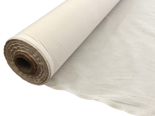 60" Wide 100% Unbleached Cotton Muslin Fabric Natural Fabric