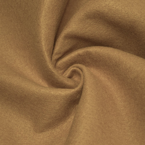  72-Inch Wide 1/16” Thick Acrylic Felt Fabric - Light Camel