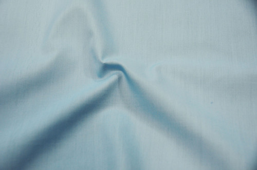60" Baby Blue Premium Polyester Cotton Blend Broadcloth