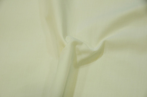  60" Ivory Premium Polyester Cotton Blend Broadcloth