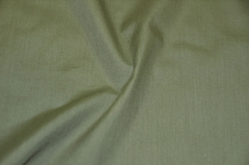 60" Olive Premium Polyester Cotton Blend Broadcloth
