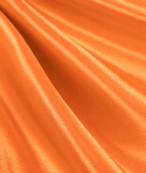 Orange - 60" Wide Charmeuse Satin Fabric