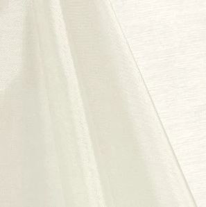 Ivory - Mirror Crystal Organza Fabric - 100 Yards Roll