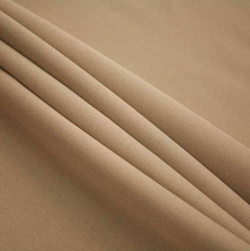 Khaki - Polyester Poplin Fabric 60" Wide