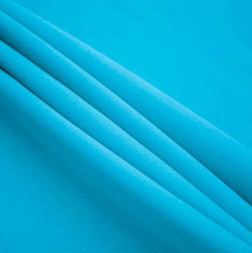 Turquoise - Polyester Poplin Fabric 60" Wide