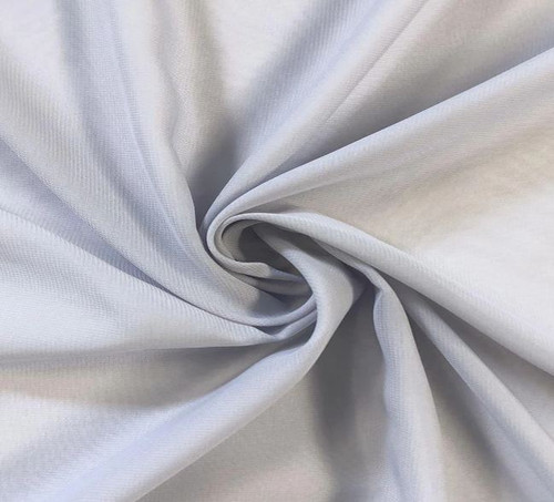 60" Wide Chiffon Fabric - Silver