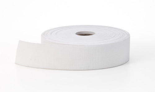 AK TRADING CO. Knitted Elastic 1'' Wide X 50 Yards - White