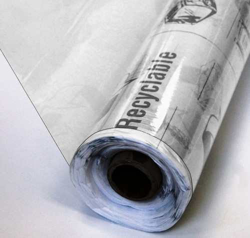 4 Gauge Clear Vinyl 54-Inch Wide x 25-Yards Roll