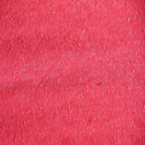 Coral Sequin Glitz Fabric