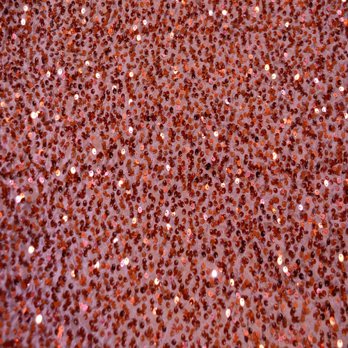 Rain Drop Sequin Taffeta Fabric - Mauve