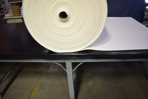 White Foam Closed Cell 1/8" High Density Auto Crafts Upholstery 60"W - BTY
