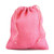 12" x 14" Burlap Jute Favor Party Gift Bags with Drawstring (Pack of 10) - Pink