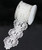 2 3/4" x 5 Yards Floral Lace Crochet Ribbon (White)